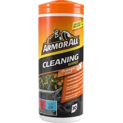 Cockpitpflege Armor All Reinigungstücher Orangenduft 30Stück Entfernen Staub, Schmutz und leichte Verschmutzungen