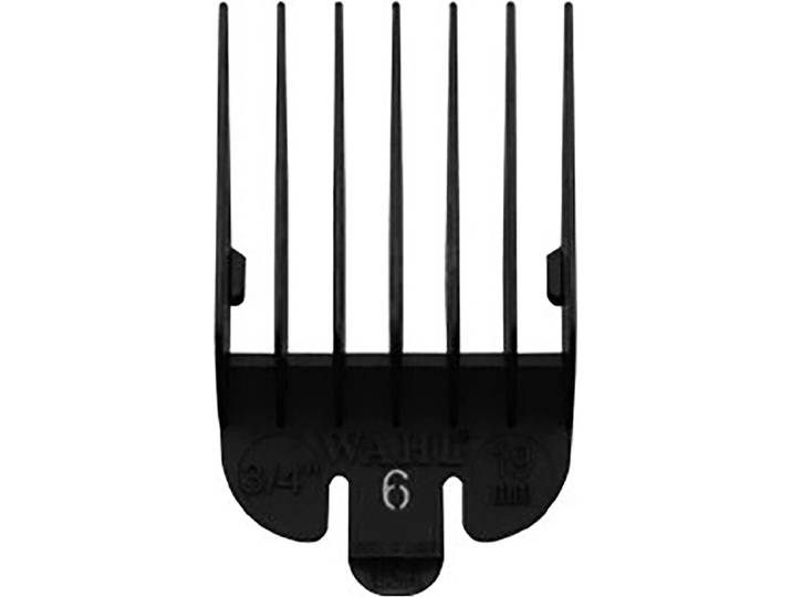 Wahl - Opzetkam - Type 1 - Plastic Zwart - Nr. 6 - 19 mm
