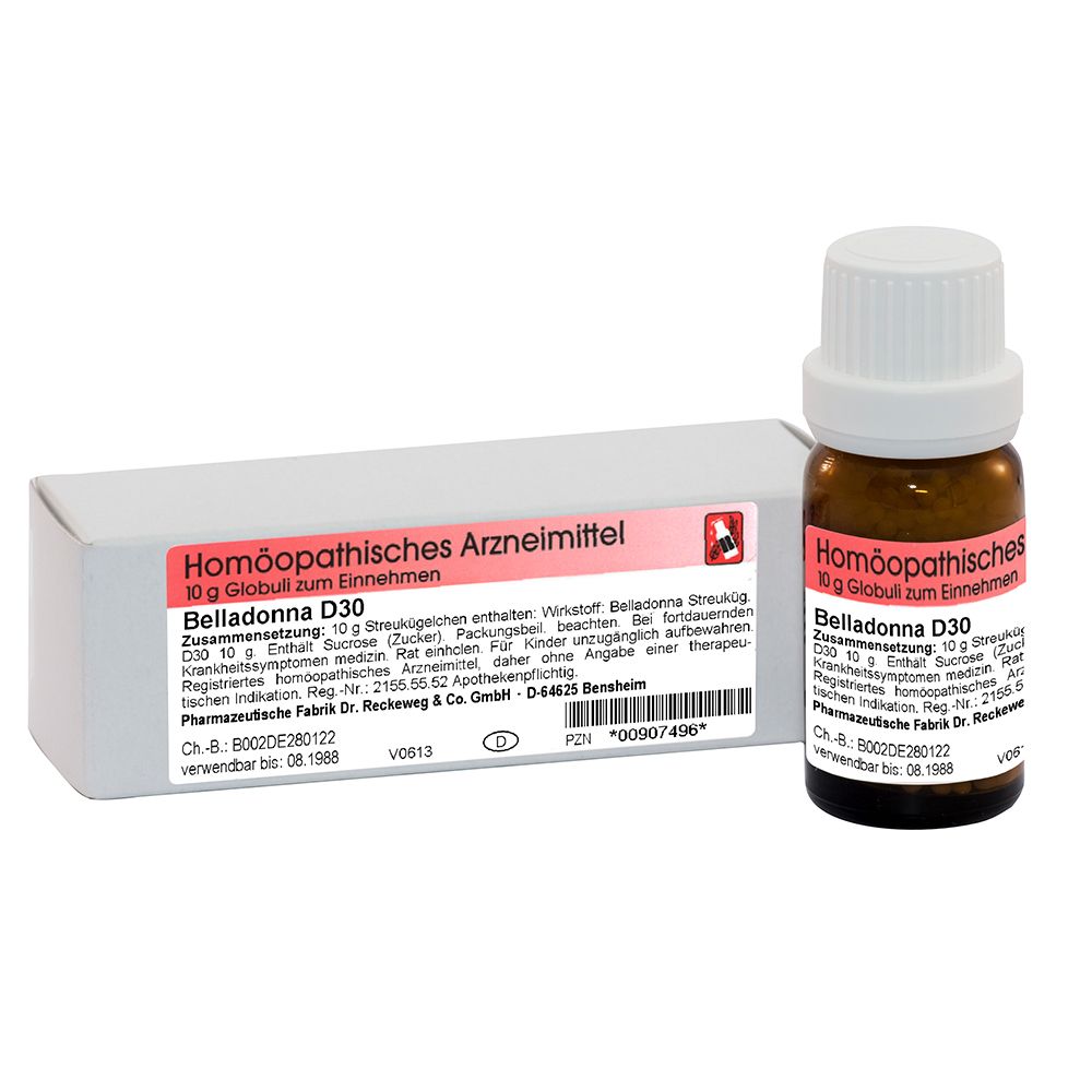 Belladonna D 30 Globuli 10 g