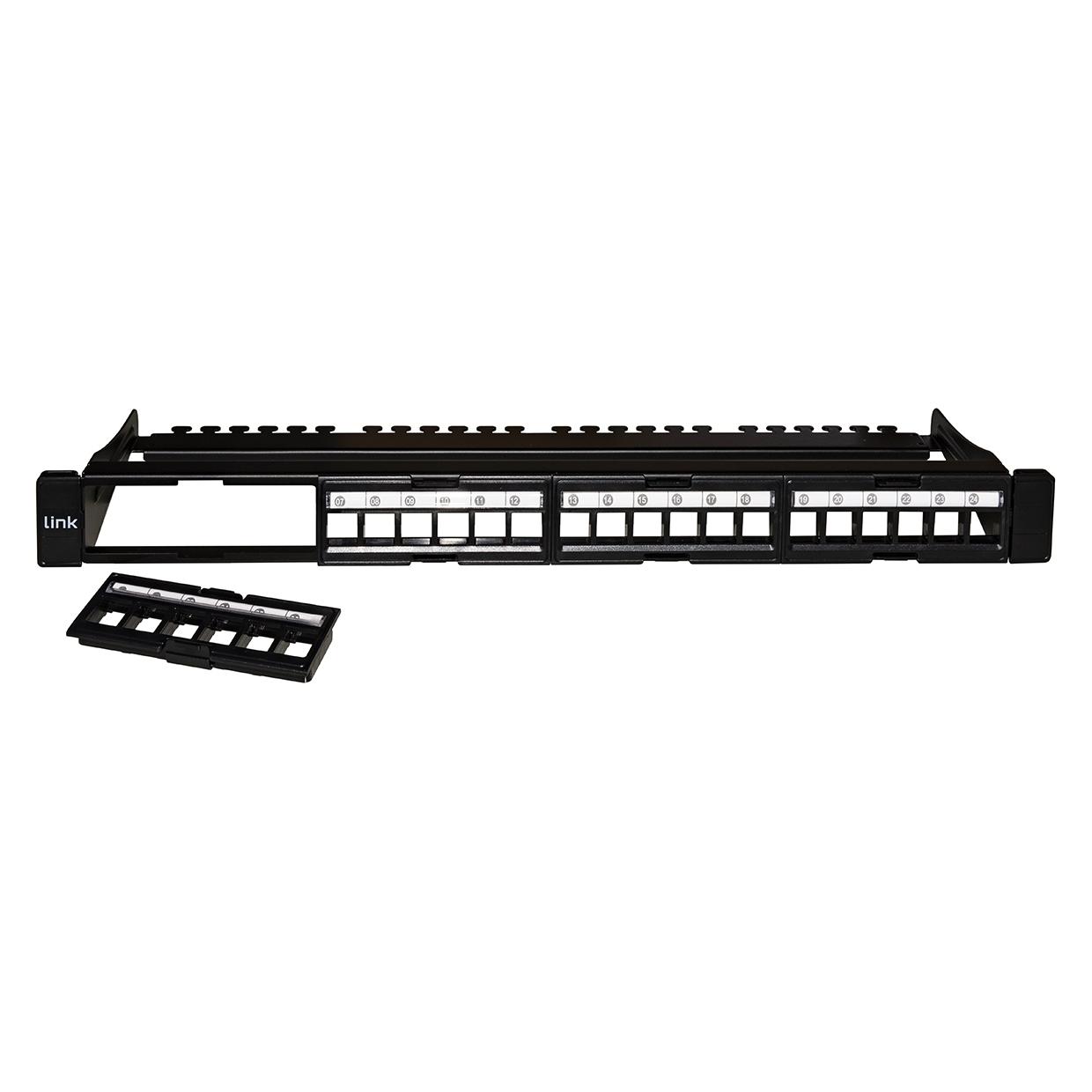Link 24-Port-Patchfeld ohne Module (LKPV24R)