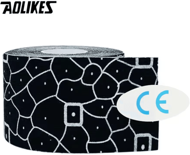 Inspire Curations AOLIKES Printed Kinesiology Tape Waterproof Sports Muscle Tape For Muscle & Joint Support cell