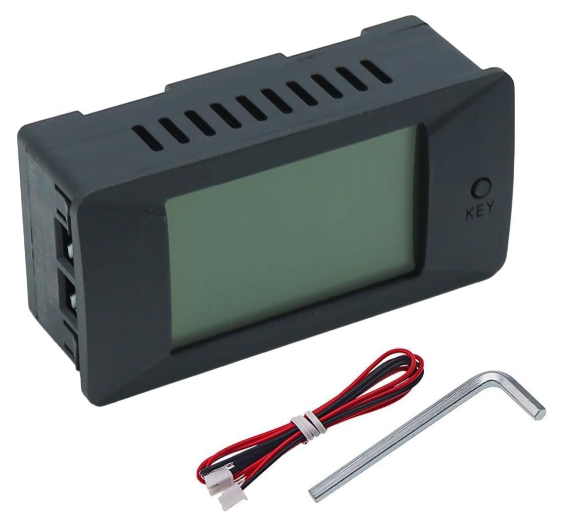 Lustrens Digitale voltmeter en ampèremeter met helder LCD-display