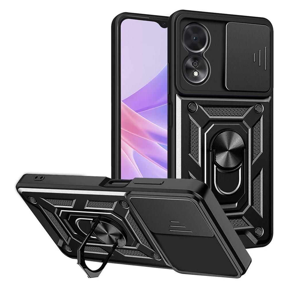 Techsuit - CamShield Series - Oppo A58 5G / A78 5G - Black (Oppo A78 5G) (56342910)