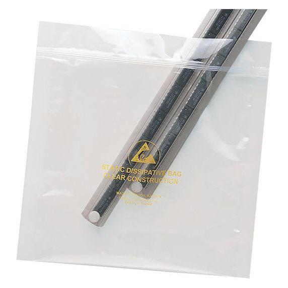 RS PRO Dissipative Clear Zip Bag,75x125mm,100 (100 Stk.) (1229158)