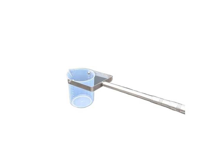 1000 ml Teleskop-Wasserprobenehmer mit Edelstahl-/Kunststoff-Löffel(Plastic,1.43-6m)