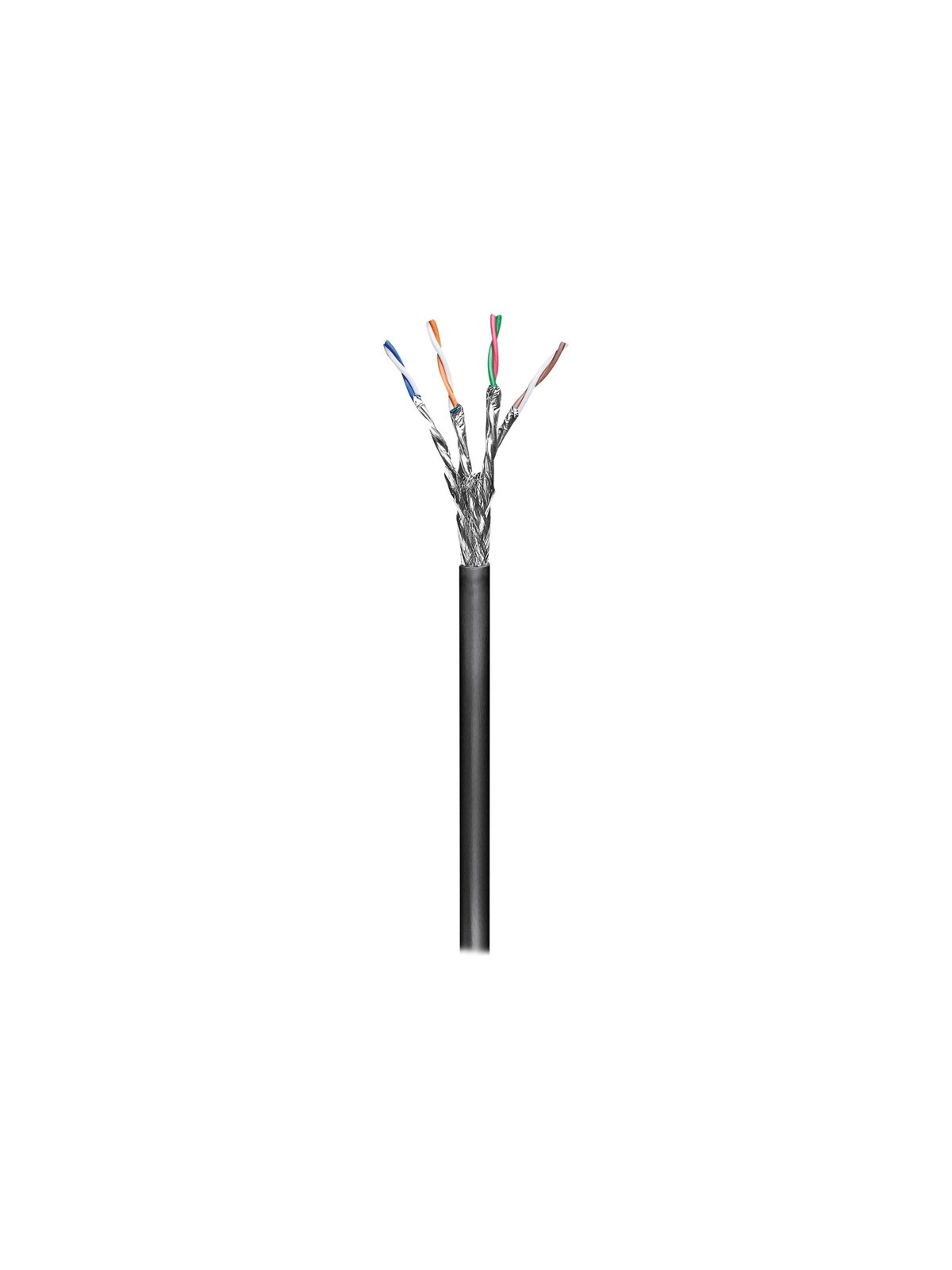 Pro LAN CAT 6 SFTP Outdoor Network Cable 100m - Schwarz - 100m