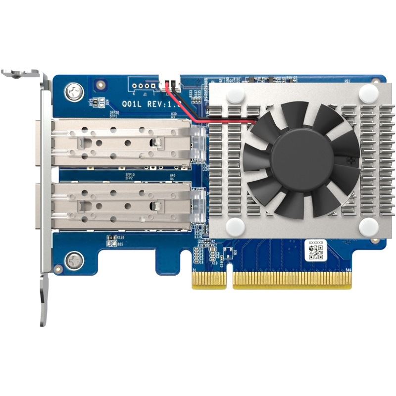 QNAP DUAL-PORT SFP+ 10GBE EXP. CARD LOW-PROFILE FORM FACTOR PCIE G3
