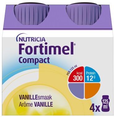 DANONE NUTRICIA SpA SOC.BEN. Fortimel Compact Protein Nutricia 4x125ml - Supplemento Alimentare Iperproteico