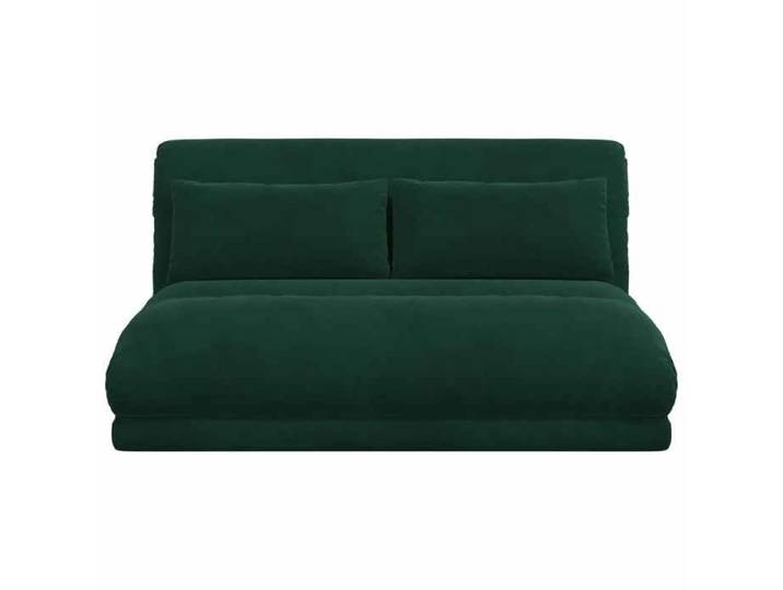 Confortable Fauteuil de sol Vert foncé 110x82x55 cm avec manuel de montage Velours__21859