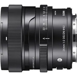 SIGMA Contemporary 24 mm - f./2 DG, DN, IF (Objektiv für Sony E-Mount, Schwarz)