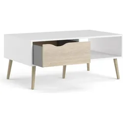 Ebuy24, Couchtisch + Beistelltisch, Couchtisch Napoli (99 x 60 x 43 cm)