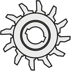 Pramet, Zubehör Maschine, Wendeplatten-Unterlegscheibe ISO TU 274003:GJ11 Brutto-G.12,18g Farbe Silber - VPE: 10