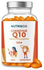 Nutri&Co Coenzyme Q10 Haute Absorption 120 Unités - Pot 120 gélules