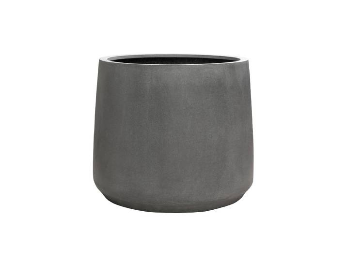 Hochwertiger In-/Outdoor Blumentopf „Natural Jumbo Patt“ Grau Ø 92.5 x 77 cm Pottery Pots