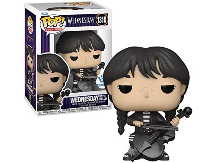 Funko Pop Television! Wednesday - Wednesday met cello (exclusief) zwart