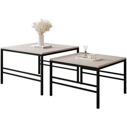 COUCHTISCH Cashmere Schwarze Rahmen