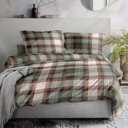 Irisette Mako-Satin Bettwäsche Wave 8412 multi 135x200 cm + 80x80 cm - bunt