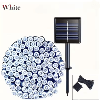 Inspire Essentials TwinkleGlow Solar String Lights For Patio And Garden c 100led 12m