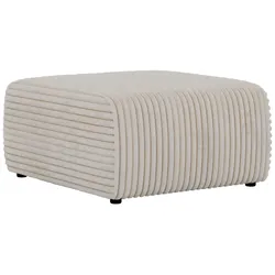 POUF NESSARO - Beige Cord