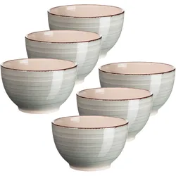 Mäser Müslischalen-Set, Steingut LUMACA