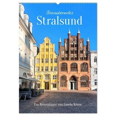 Bezauberndes Stralsund (Wandkalender 2027 DIN A2 hoch), CALVENDO Monatskalender