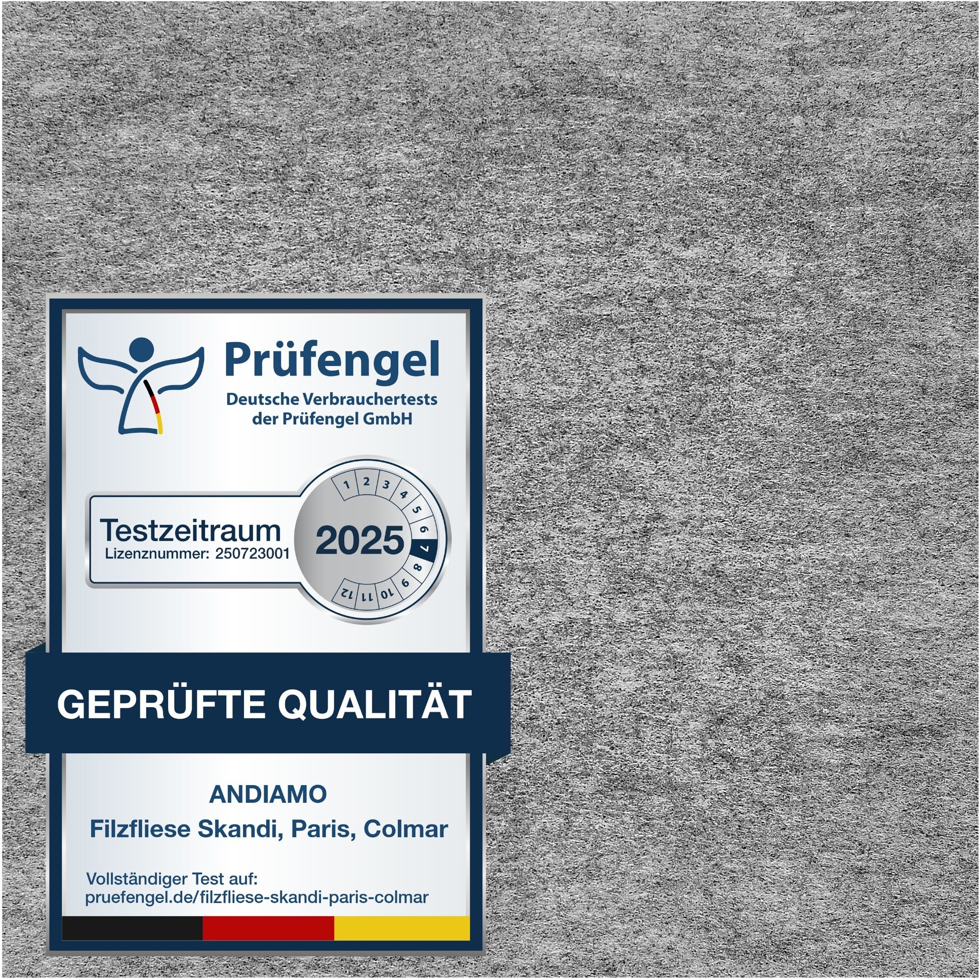 Teppichfliese ANDIAMO "Skandi, selbstklebend, Gesamthöhe ca. 4 mm", grau, B:40cm L:40cm, Polypropylen, Teppiche, Teppichfliese, 40x40 cm, 25 Stück (4 qm), 50 Stück (8 qm) oder 100 Stück (16 qm) grau B : 40cm 50 Stk., 8 qm qm, L: 40cm