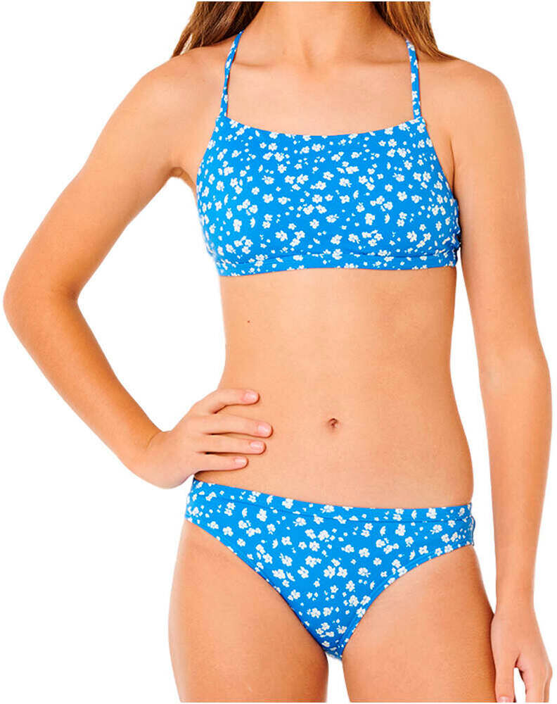 Rip Curl surf puff floral 3p set bañador playa niña Azul (12)