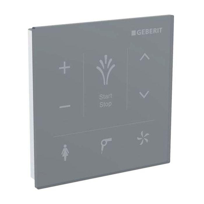 Geberit AquaClean Wandbedienpanel 147038SJ1 zur Aufputz-Montage, Oberfläche Glas/Farbe schwarz