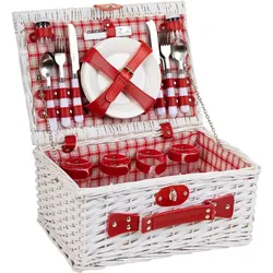 PICKNICKKORB, weiß, 40x28x19cm
