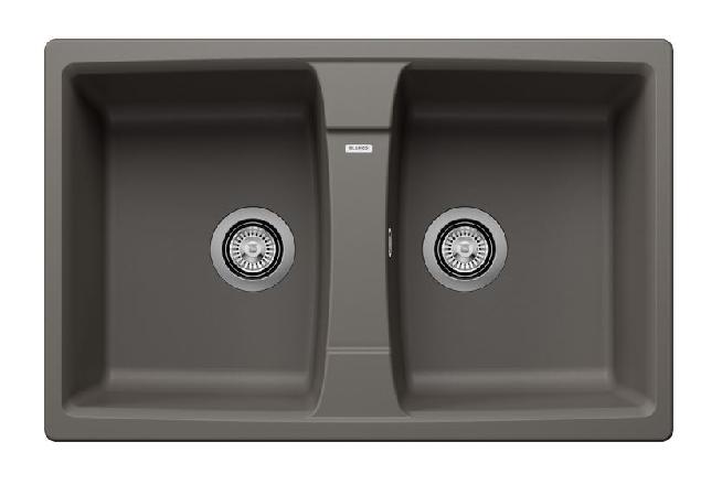Blanco Lexa 8 - Silgranitspüle, 780x500 mm, InFino, grau 527281