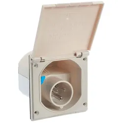 as - Schwabe Camping CEE Einspeisestecker 3-polig mit Klappdeckel