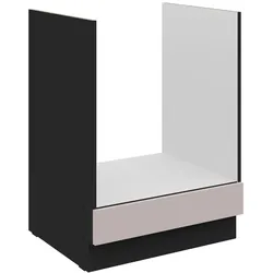 Küchen Herdunterschrank 60 cm Küche ARONA Kaschmir beige Küchenzeile Küchenblock