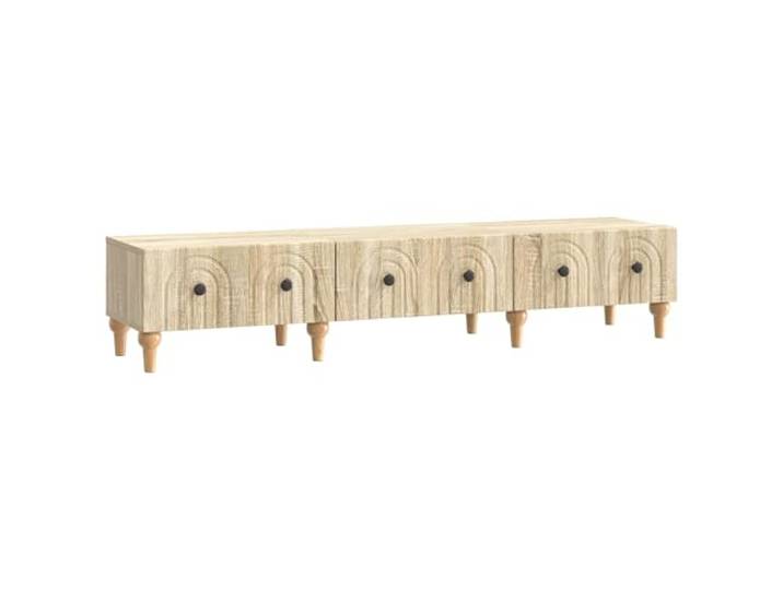 Makastle TV-Schrank Sonoma-Eiche 147x34,5x30 cm Holzwerkstoff