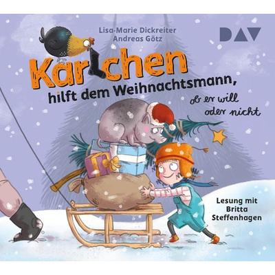 Karlchen hilft dem Weihnachtsmann, ob er will oder nicht - Lisa-Marie Dickreiter,Andreas Götz, CD, 9783742435972