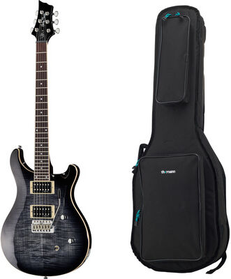 Harley Benton CST-24T Black Flame w/Bag Black Flame