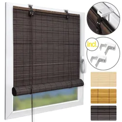 BAMBUSROLLO SolDecor B86 90x160cm Braun