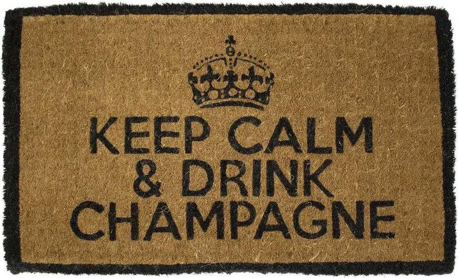 Mars & More kokosmat Keep Calm design handgemaakt 75 cm