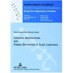 Linguistics Investigations into Formal Description of Slavic Languages, Fachbücher von Lilia Schürcks