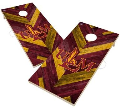 Skip's Garage Louisiana Monroe Warhawks Cornhole Board Set