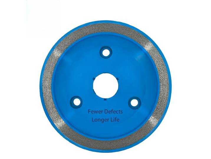 Roue de coupe en céramique externe 150mm 30mm, disque de meulage en diamant, roue de chanfreinage pour pierre, roue de polissage pour meuleuse