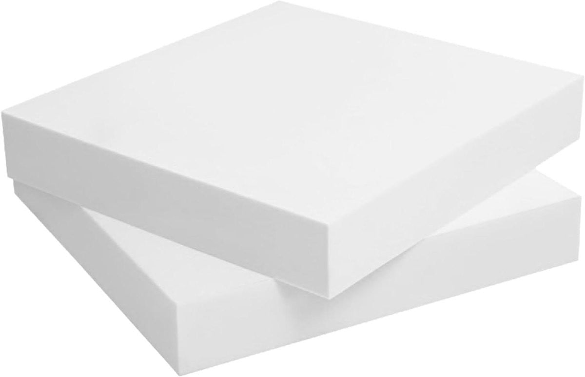 Wit Schuimkussen met Hoge Dichtheid voor Meubels Opknappen - 120 x 45 cm