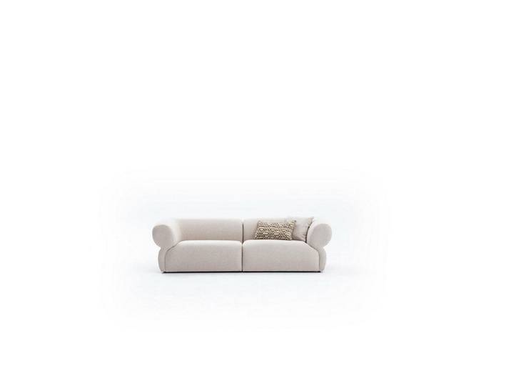 JVmoebel 3-Sitzer Beige Polstercouch mit Polyätherschaum-Polsterung, Made in Europa
