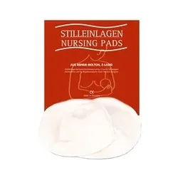 STILLEINLAGEN Molton ungebleicht 2 St