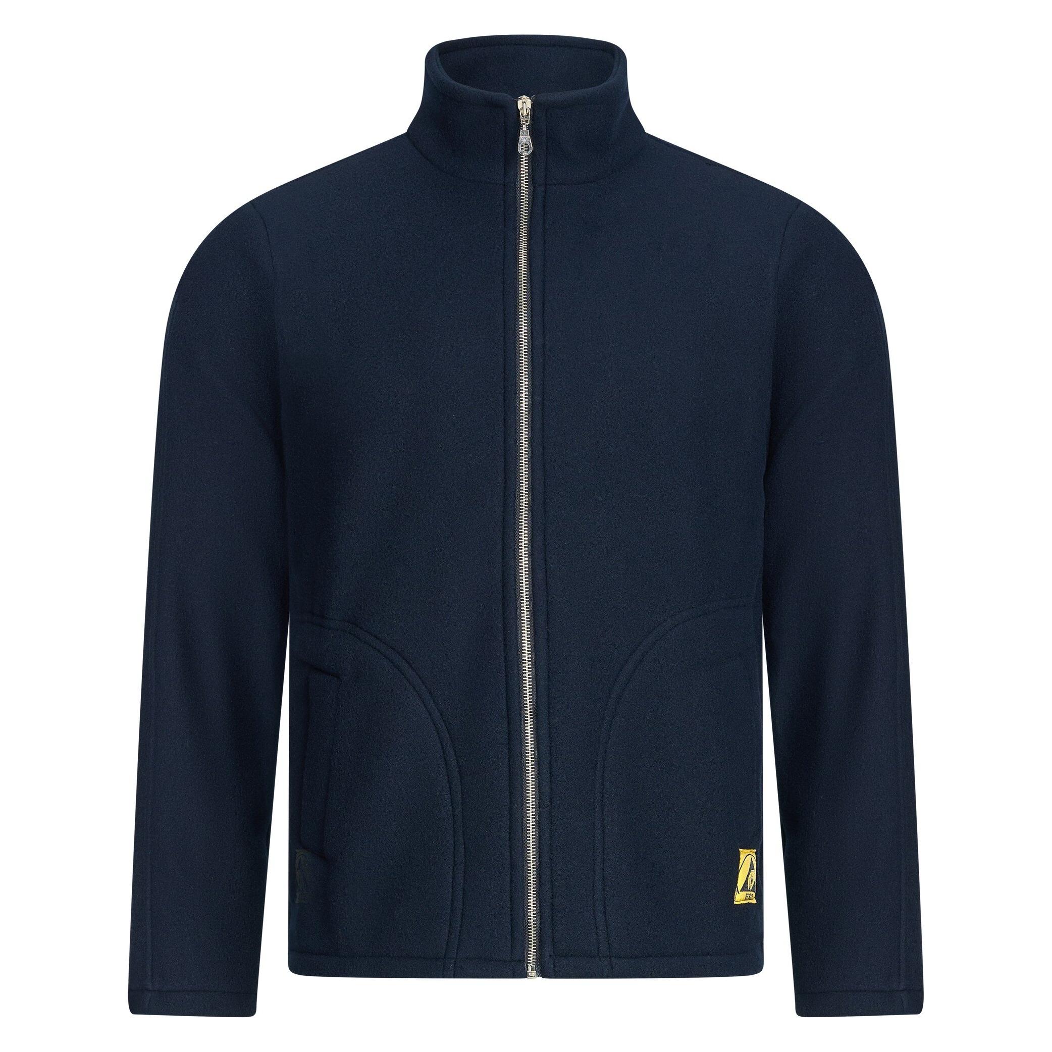 Safeguard ESD-Fleecejacke, gefüttert, 130g/m², marineblau, 3XL (3XL) (SG-WJ-MB-130-K-3XL)