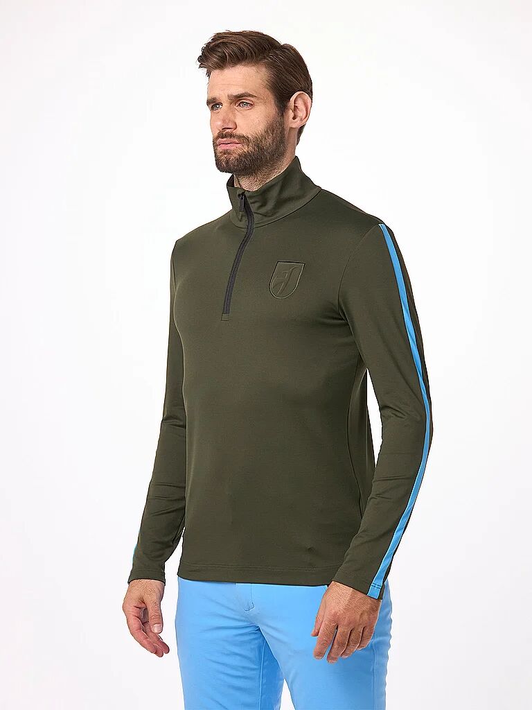Toni SAILER Herren Unterzieh Zipshirt Giorgio dunkelgrün   52 M