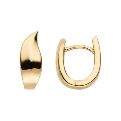 Paar Creolen JOBO "Ohrringe 13 mm", gold (gelbgold 333), Ohrringe, Damen, Gelbgold 333, 8 Karat 333 Gold