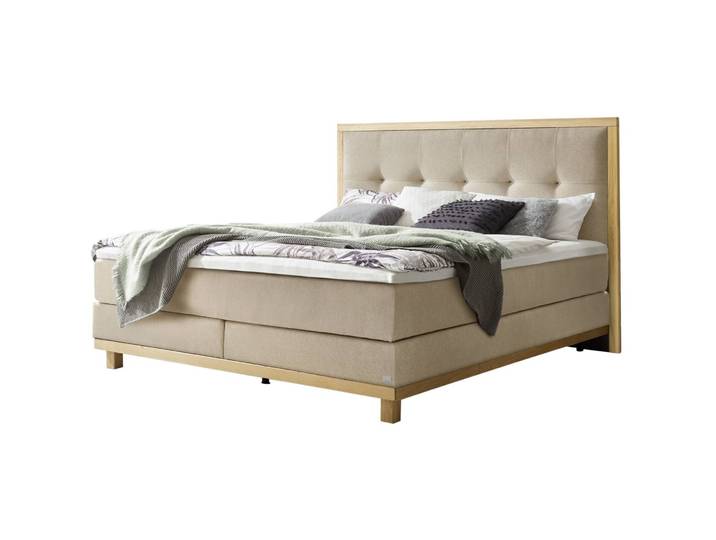 Hasena Boxspringbett 200x200 cm Elegance-Top Cecilia Pronto - Material: Stoff - 185