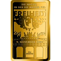 Goldbarren Freiheit – 9. November 1989