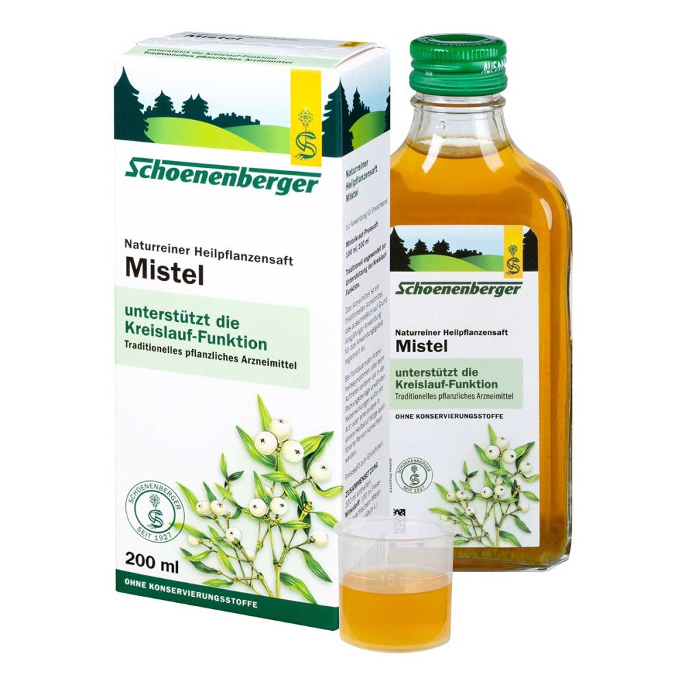 SALUS Pharma GmbH Schoenenberger Naturreiner Heilpflanzensaft Mistel 00692274