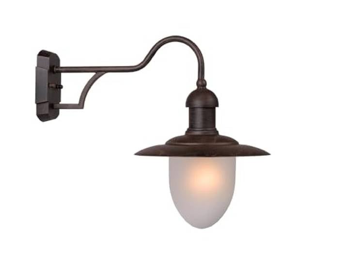 LUCIDE ARUBA - Applique murale Intérieur/Extérieur - Ø 25 cm - 1xE27 - IP44 - Rouille